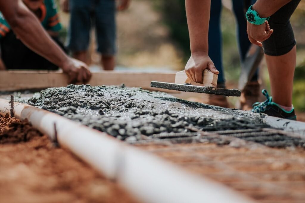 can you pour concrete in winter